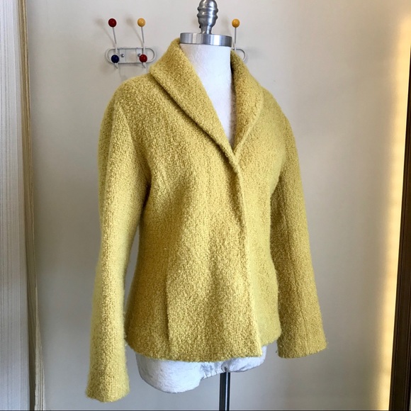 Eileen Fisher Jackets & Blazers - yellow Eileen Fisher hip length lightweight jacket